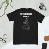 Thunderbird Drive-in Black Short-Sleeve Unisex T-Shirt
