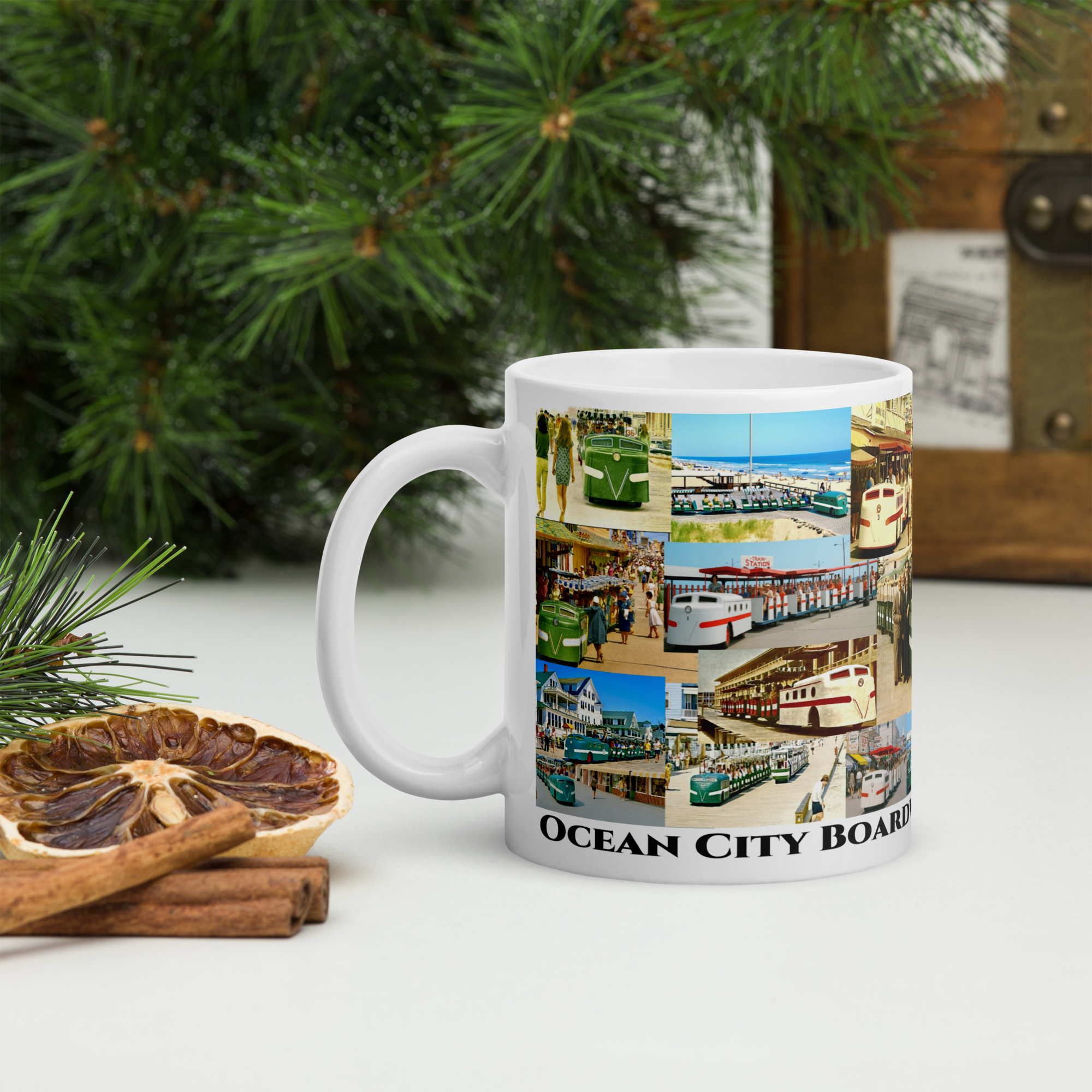Ocean City Boardwalk Tram Mug 1964-2024