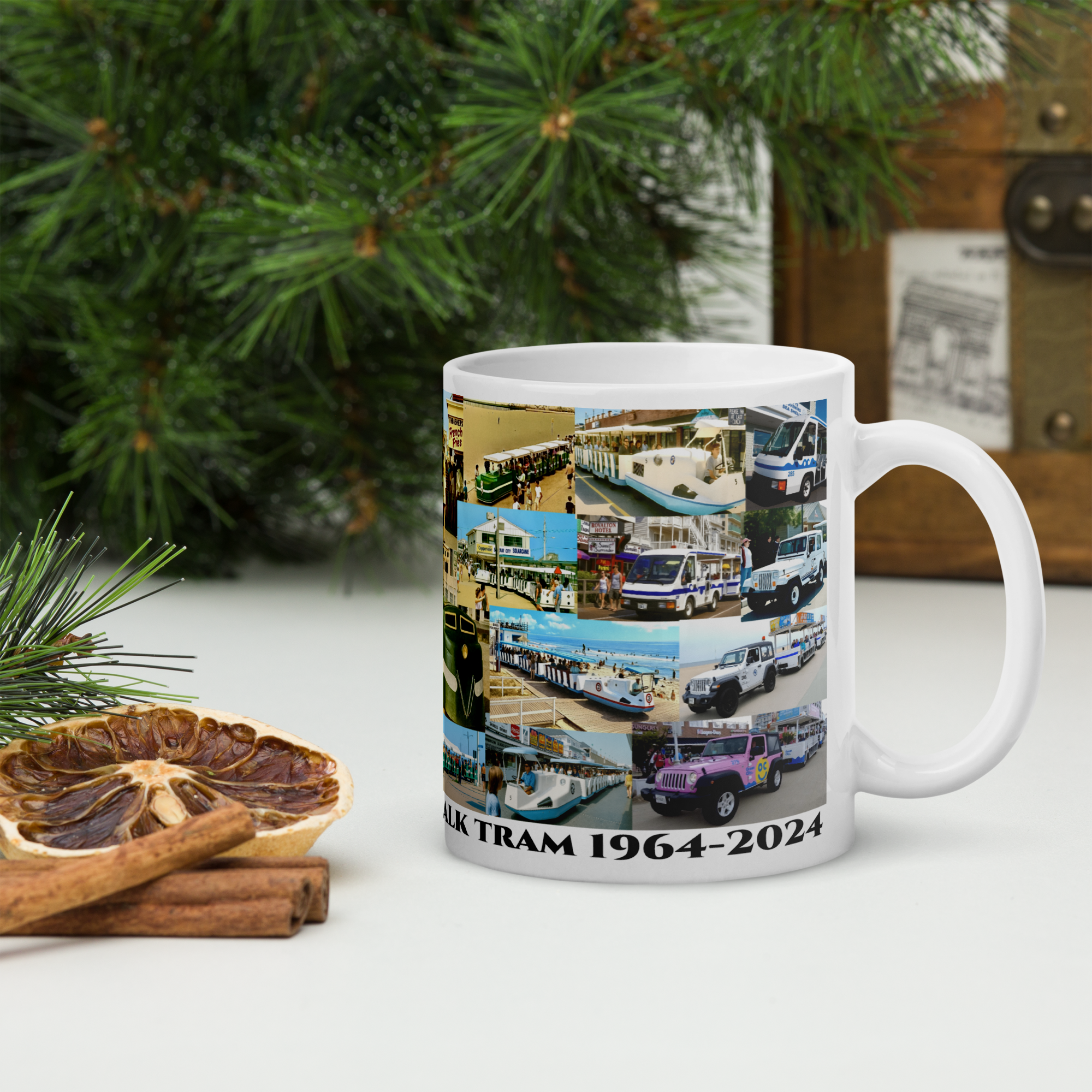 Ocean City Boardwalk Tram Mug 1964-2024