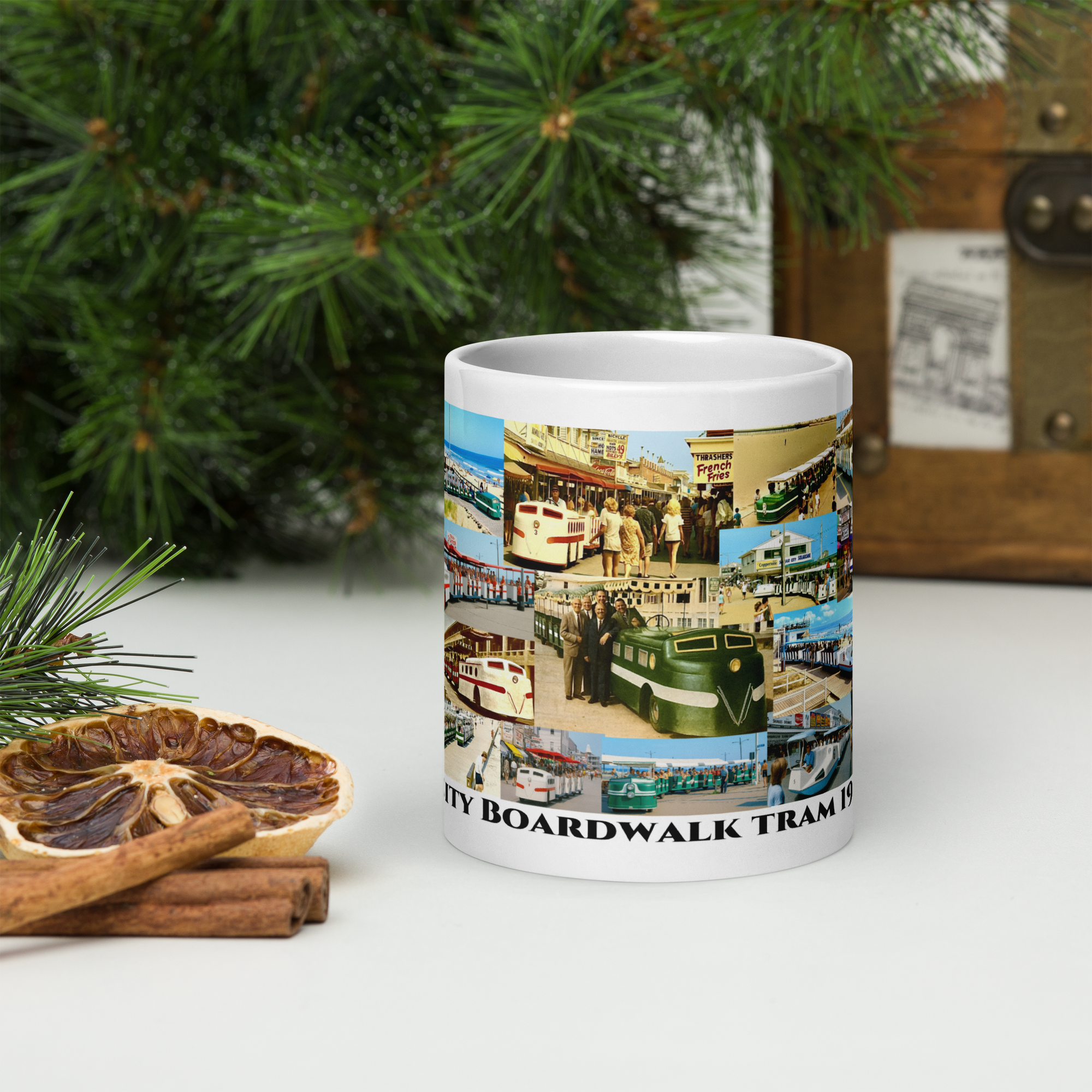 Ocean City Boardwalk Tram Mug 1964-2024