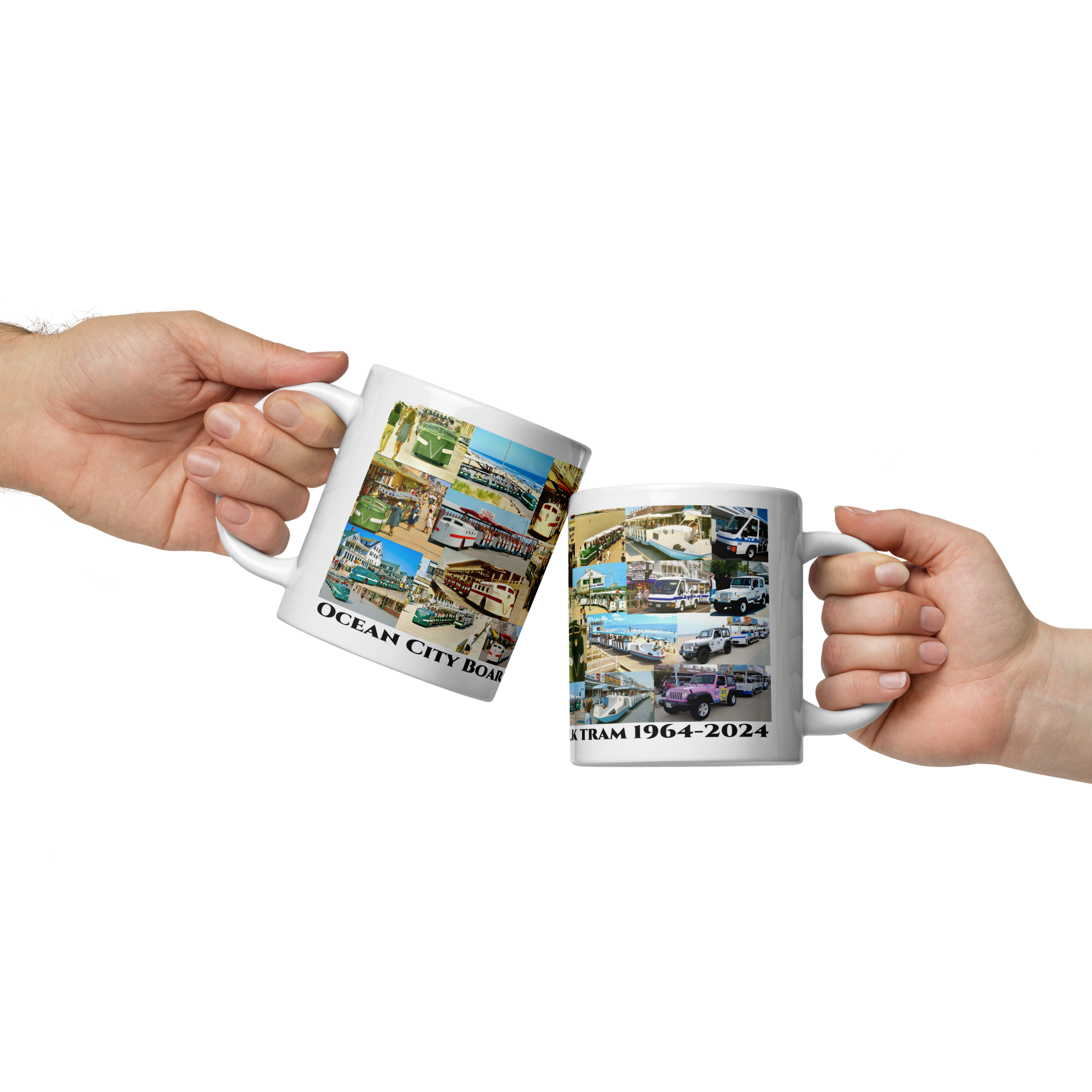 Ocean City Boardwalk Tram Mug 1964-2024