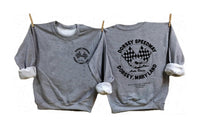 Dorsey Speedway Vintage Logo replica Unisex Gray Sweatshirt S-5XL