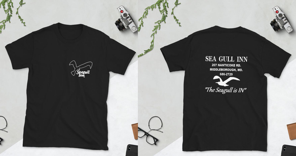 Vintage Seagull Inn Short-Sleeve Unisex T-Shirt
