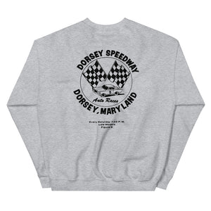 Dorsey Speedway Vintage Logo replica Unisex Gray Sweatshirt S-5XL