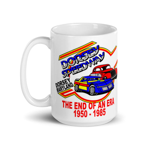 Vintage 1985 Dorsey Speedway Mug