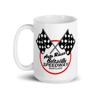 Beltsville Speedway Retro Coffee Mug White glossy mug
