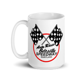 Beltsville Speedway Retro Coffee Mug White glossy mug